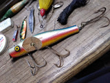 Vtg Horrocks Ibbotson Tackle Box South Bend Krokodile Wooden Fishing Lures Lot!