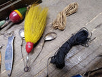 Vtg Horrocks Ibbotson Tackle Box South Bend Krokodile Wooden Fishing Lures Lot!