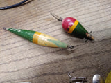 Vtg Horrocks Ibbotson Tackle Box South Bend Krokodile Wooden Fishing Lures Lot!