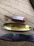 Vtg Horrocks Ibbotson Tackle Box South Bend Krokodile Wooden Fishing Lures Lot!