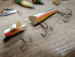 Vtg Horrocks Ibbotson Tackle Box South Bend Krokodile Wooden Fishing Lures Lot!