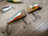 Vtg Horrocks Ibbotson Tackle Box South Bend Krokodile Wooden Fishing Lures Lot!