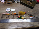 Vtg Horrocks Ibbotson Tackle Box South Bend Krokodile Wooden Fishing Lures Lot!