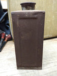 Antique 1923 Pratt & Lambert Pale Automobile Varnish 1 Qt Soldered Tin Can Full!