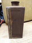 Antique 1923 Pratt & Lambert Pale Automobile Varnish 1 Qt Soldered Tin Can Full!