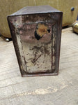 Antique 1923 Pratt & Lambert Pale Automobile Varnish 1 Qt Soldered Tin Can Full!