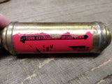 Vtg 1940's-50's Presto CB Mini Brass Motorcycle Fire Extinguisher 5.5"