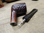 Vtg Willard Imported Briar Rusticated Smoking Tobacco Pipe w/Stinger!