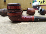 Vtg Kaywoodie Imported Briar Rusticated Billiard Smoking Tobacco Pipe w/Stinger!