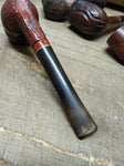 Vtg Kaywoodie Imported Briar Rusticated Billiard Smoking Tobacco Pipe w/Stinger!