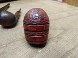 Vtg Kaywoodie Imported Briar Rusticated Billiard Smoking Tobacco Pipe w/Stinger!
