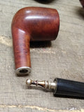 Vtg Brewster Imported Briar Billiard Smoking Tobacco Pipe w/Stinger!
