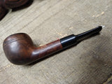 Vtg Imported Briar Stubby Smoking Tobacco Pipe with Saddle Stem