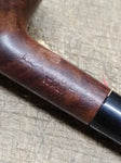 Vtg Imported Briar Stubby Smoking Tobacco Pipe with Saddle Stem