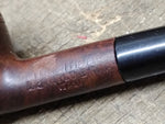 Vtg Imported Briar Stubby Smoking Tobacco Pipe with Saddle Stem