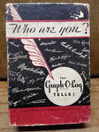 Vtg Graph O Log Handwriting Analysis Party Game Famous Signatures 1930's w/Box!