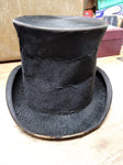 Vtg Antique John Wanamaker Beaver Fur Stove Pipe Top Hat 1911 NY Phila Paris