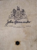 Vtg Antique John Wanamaker Beaver Fur Stove Pipe Top Hat 1911 NY Phila Paris