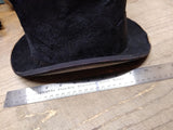 Vtg Antique John Wanamaker Beaver Fur Stove Pipe Top Hat 1911 NY Phila Paris