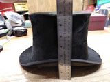 Vtg Antique John Wanamaker Beaver Fur Stove Pipe Top Hat 1911 NY Phila Paris