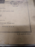 Vtg 1930's International Harvester Model A3 Truck Instruction Book w/Supplement