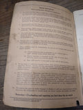 Vtg 1930's International Harvester Model A3 Truck Instruction Book w/Supplement