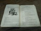 Vtg 1930's International Harvester Model A3 Truck Instruction Book w/Supplement