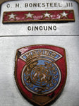 Vtg ABC Lighter CH BONESTEEL III CINCUNC HQUNC Korean War Presentation 2 Sided
