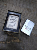 Vtg 1971 ZIPPO Lighter BMI Inc I Shall Pass Through This World But Once Box Nice