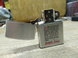 Vtg 1971 ZIPPO Lighter BMI Inc I Shall Pass Through This World But Once Box Nice