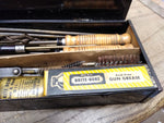 Vtg Mill Run Brite Bore Rifle Cleaning Kit Original w/Totally Loaded Steel Case