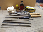 Vtg Mill Run Brite Bore Rifle Cleaning Kit Original w/Totally Loaded Steel Case