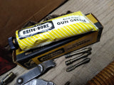 Vtg Mill Run Brite Bore Rifle Cleaning Kit Original w/Totally Loaded Steel Case
