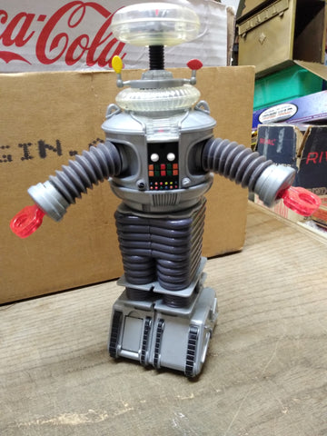 Vtg 1997 Newline Prod. Lost In Space Robot Talking & Moving Light Up Toy Works!