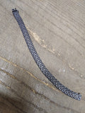 Vtg 925 Sterling Silver 8 in Bracelet Push Lock with Safety Clasp Italy