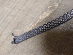 Vtg 925 Sterling Silver 8 in Bracelet Push Lock with Safety Clasp Italy