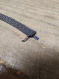 Vtg 925 Sterling Silver 8 in Bracelet Push Lock with Safety Clasp Italy