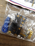 NOS 4 Pc Life Like Ho Trains Remote Control Switch Illuminated Bumpers Wire Lot
