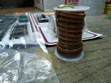 NOS 4 Pc Life Like Ho Trains Remote Control Switch Illuminated Bumpers Wire Lot