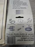 NOS 4 Pc Life Like Ho Trains Remote Control Switch Illuminated Bumpers Wire Lot