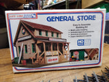 Vtg HO Train Lot Marklin Locomotive w/Cars Life Like Gen Store Buildings Tracks