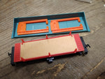 Vtg HO Train Car Loader Lot Life Like Tyco Cars Unloading Car Pipe Loader Boxes!