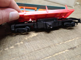 Vtg HO Train Car Loader Lot Life Like Tyco Cars Unloading Car Pipe Loader Boxes!
