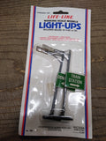 NOS 2 Pc Life Like Light Up Ho Trains Railroad Signal & Fluorescent Light Lot