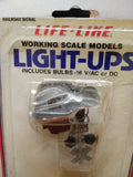NOS 2 Pc Life Like Light Up Ho Trains Railroad Signal & Expressway Light Lot