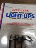 NOS 2 Pc Life Like Light Up Ho Trains Highway Light Lot