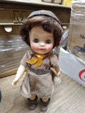 Vtg 1965 Effanbee Brownie Girl Scout 8.5" Doll Uniform Hat Opening Eye's Nice!