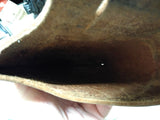 Vtg Brown Leather Large 15 inch Pistol Holster 6 inch Barrel Left Hand