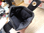 Vtg Large Black Canvas 12 inch Pistol Holster 6 inch Barrel Right Hand