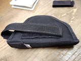Uncle Mike's Sidekick Black Canvas 6" Pistol Holster 3" Barrel Right Hand